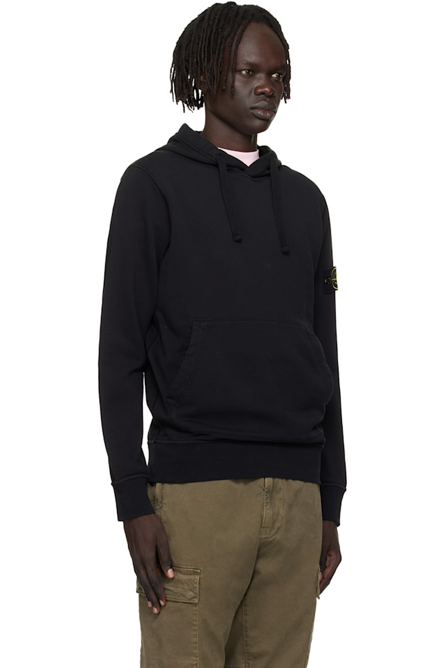 6100062 Толстовка из органического хлопка Stone Island, черный — фото 2