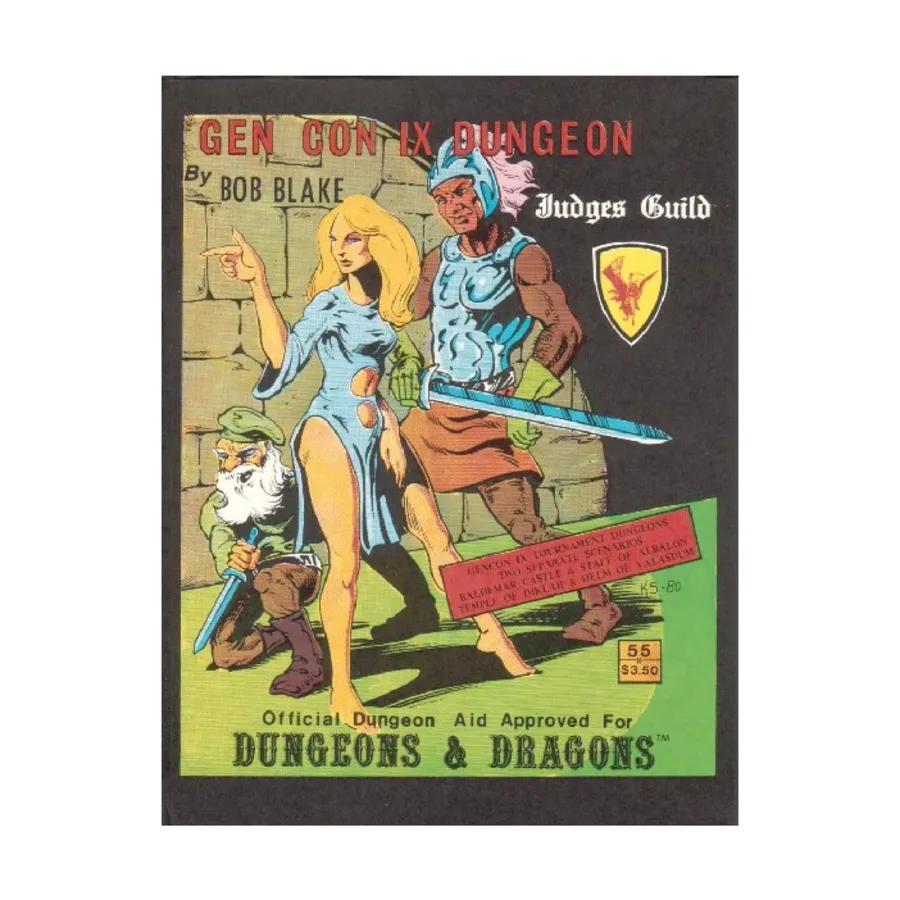 

Модуль Gen Con IX Dungeon (5th Printing), Dungeons & Dragons Fantasy Modules (G - M) (Judges Guild)