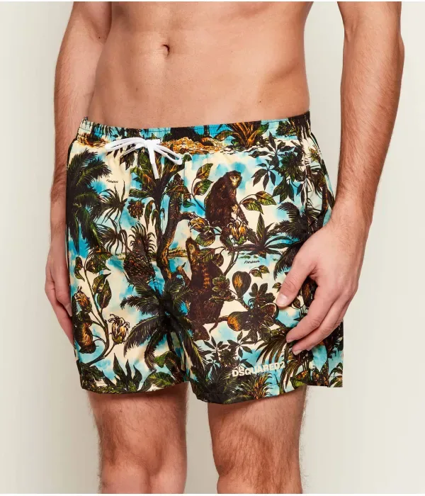 Плавки SUNSET CHASER regular fit Dsquared2, зеленый