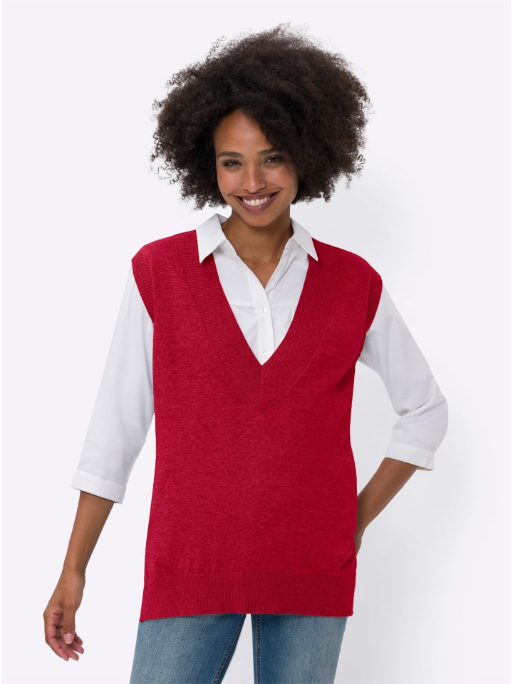 

Жилет-свитер Heine, красный