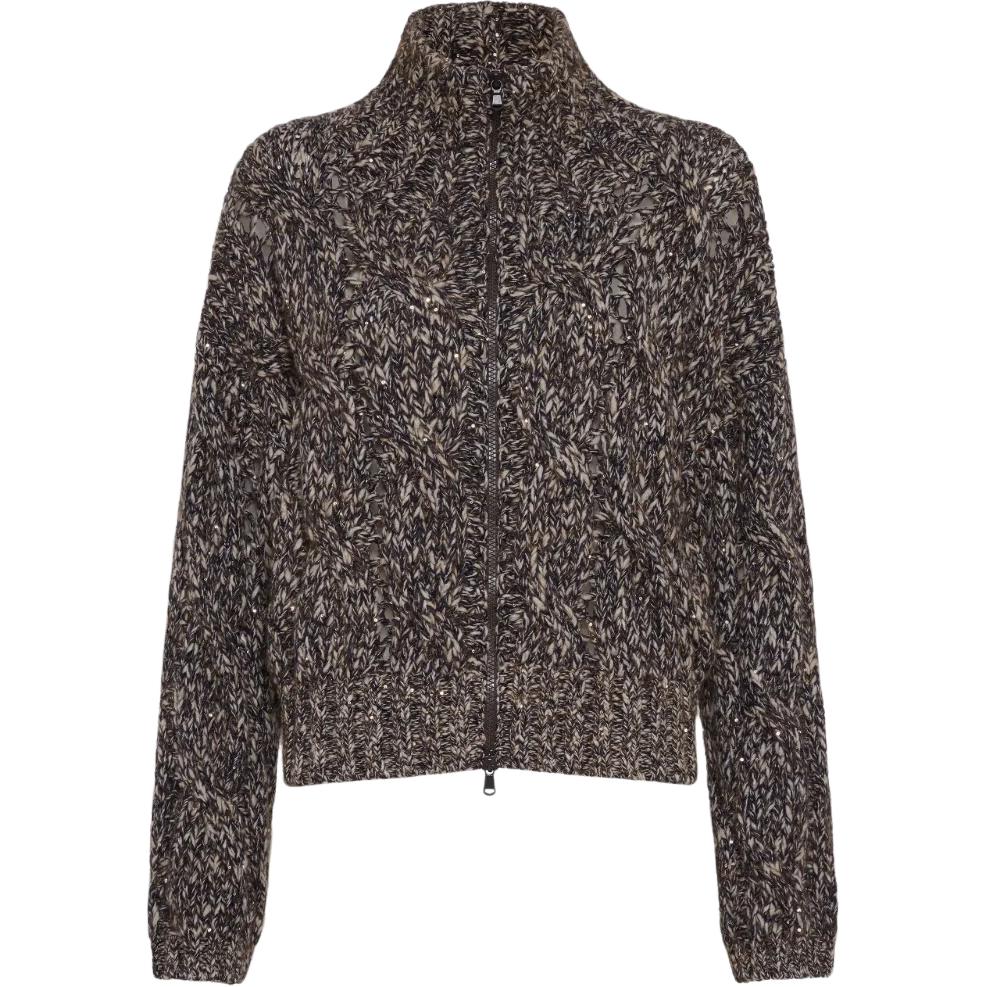 

Кардиган шинуазри Brunello Cucinelli, темно-серый