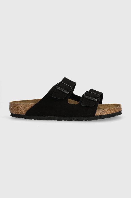 

Замшевые тапочки Arizona Birkenstock, черный