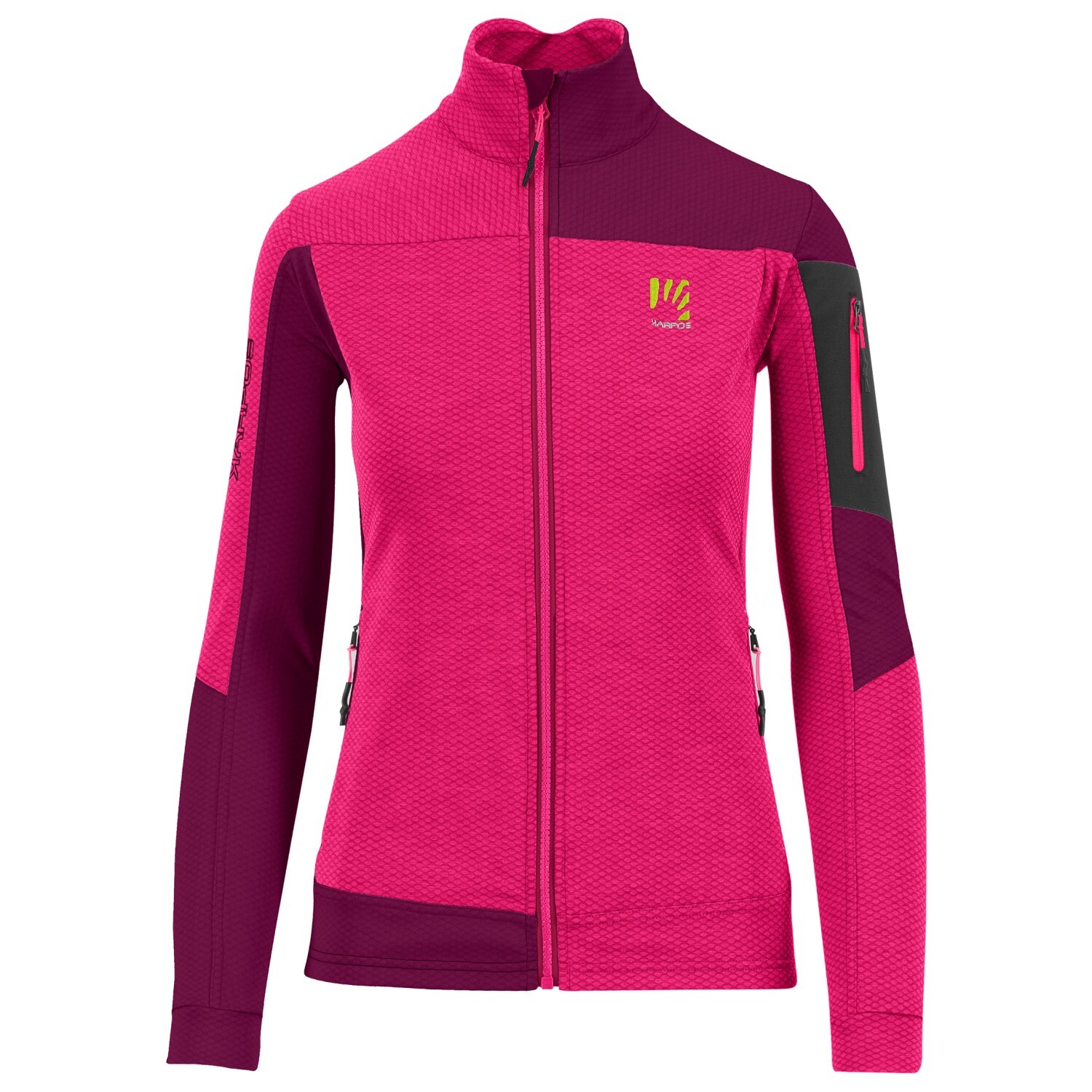 

Флисовая жилетка Karpos Women's Cherz Fleece, цвет Pink/Boysenberry