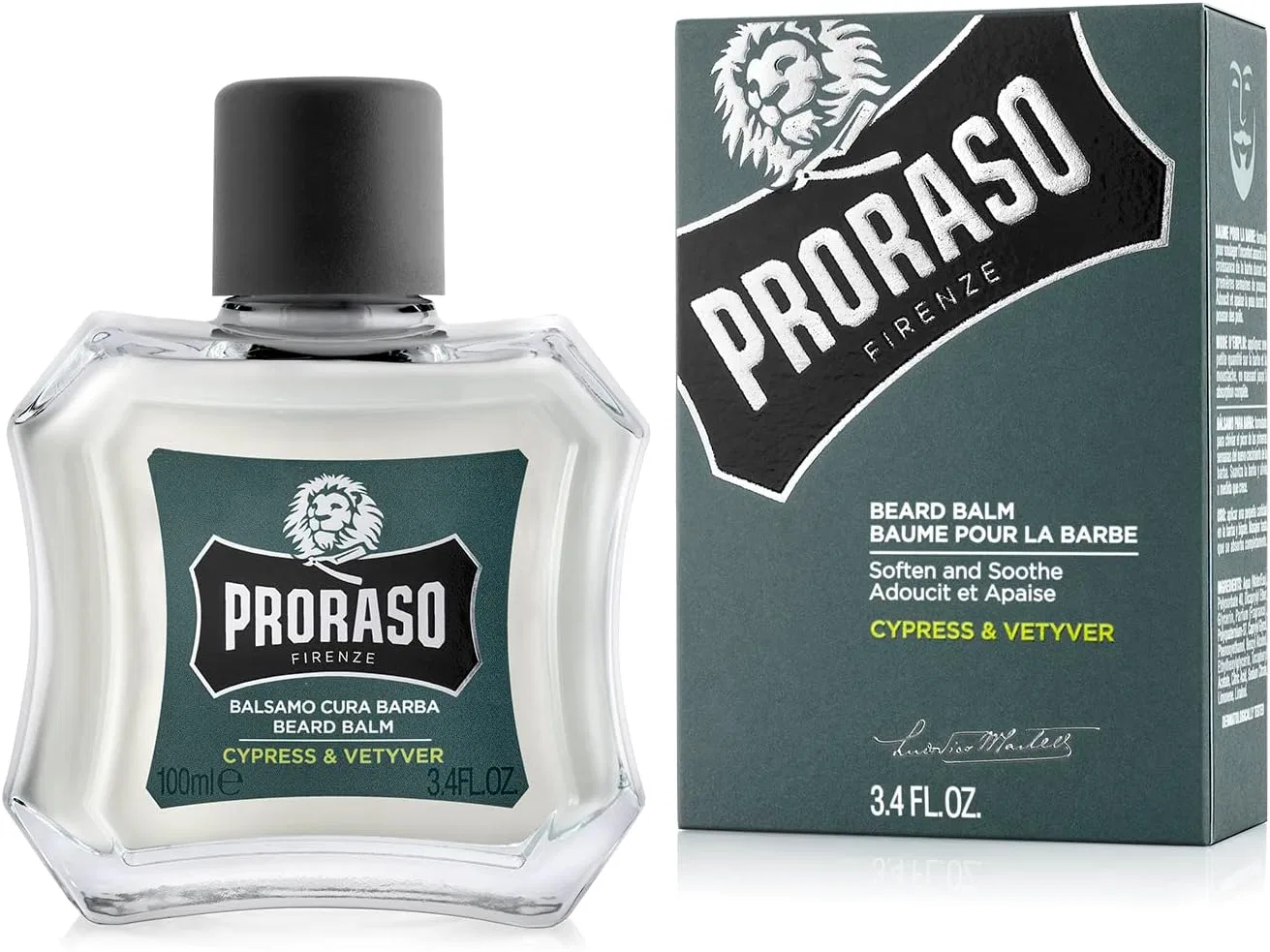 Бальзам для бороды Proraso с кипарисом и ветивером, 100 мл