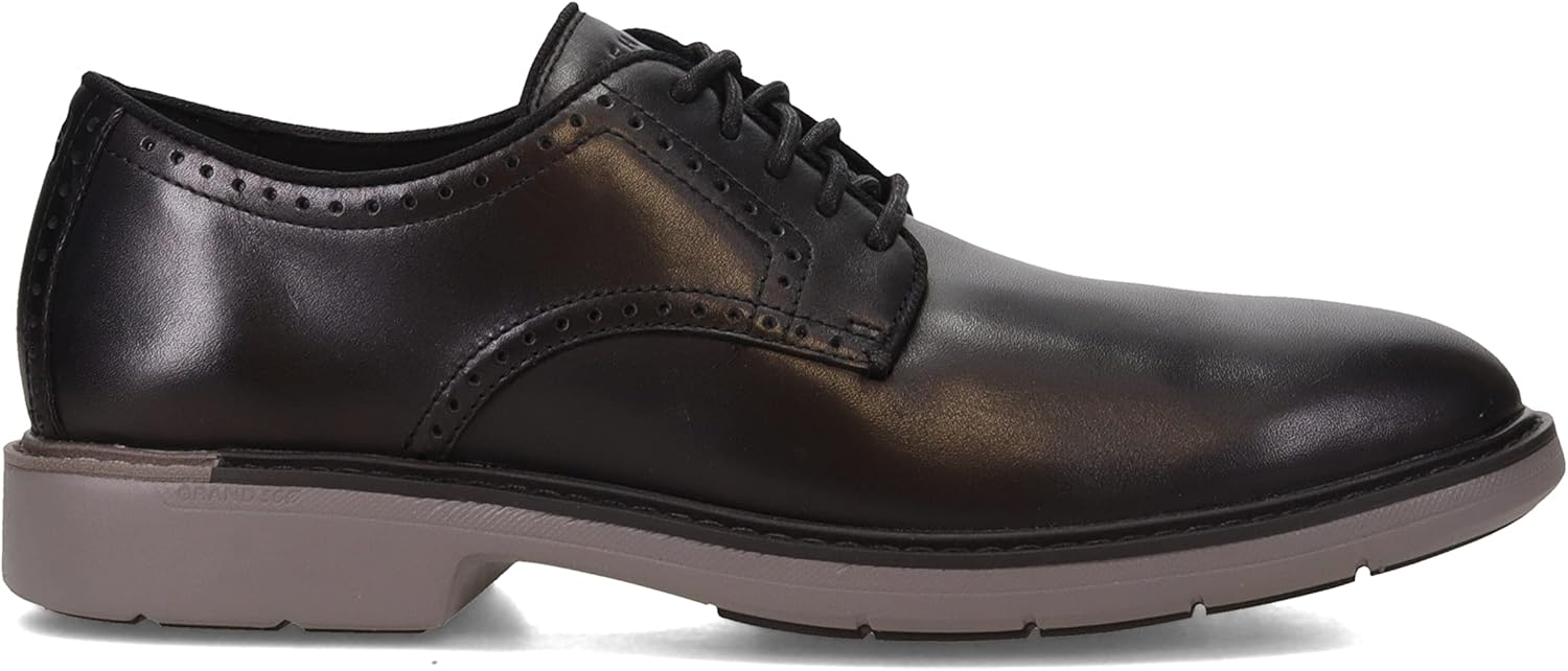 Мужские оксфорды Cole Haan Goto с гладким носком, серый — фото 2
