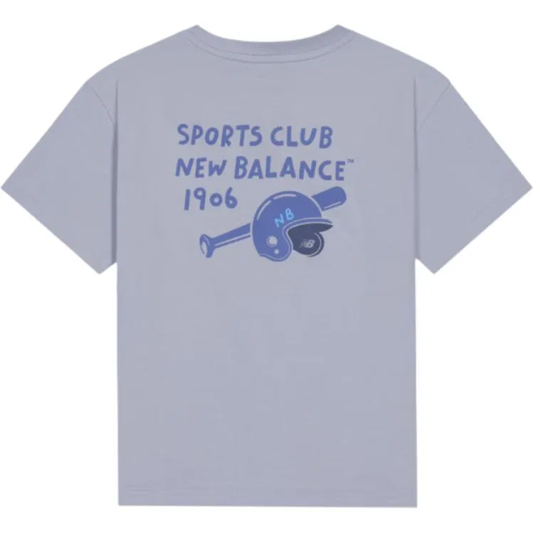 Детская футболка с круглым вырезом New Balance, GR — фото 3