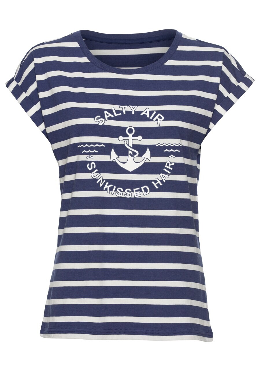 

Футболка H.I.S Shirt, цвет navy/white