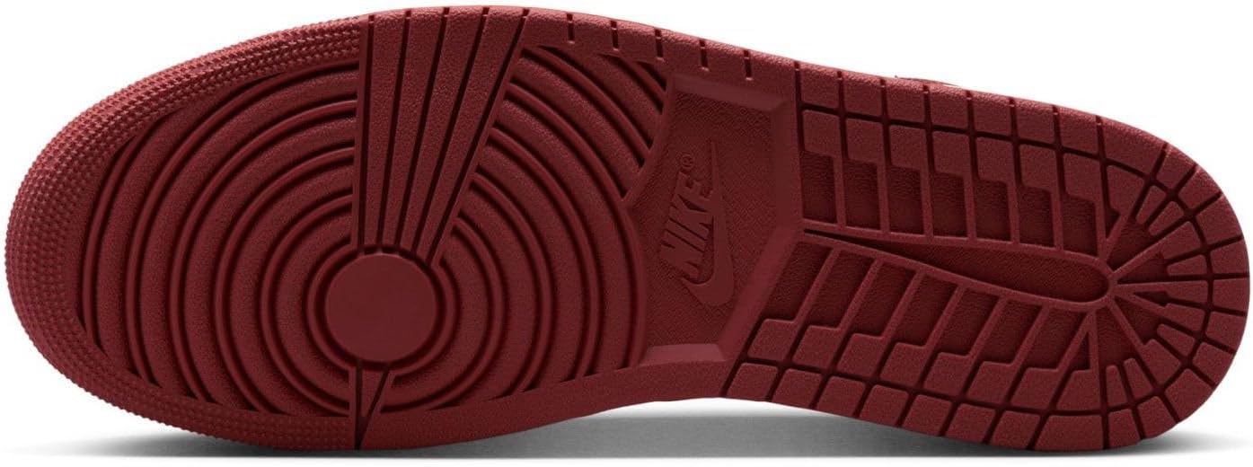 Кроссовки мужские NIKE Air Jordan 1 Mid, красный/зеленый — фото 2