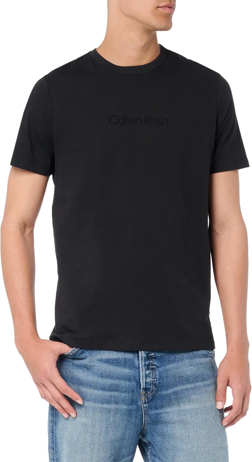 

Мужские футболки с графическим принтом Calvin Klein, Black