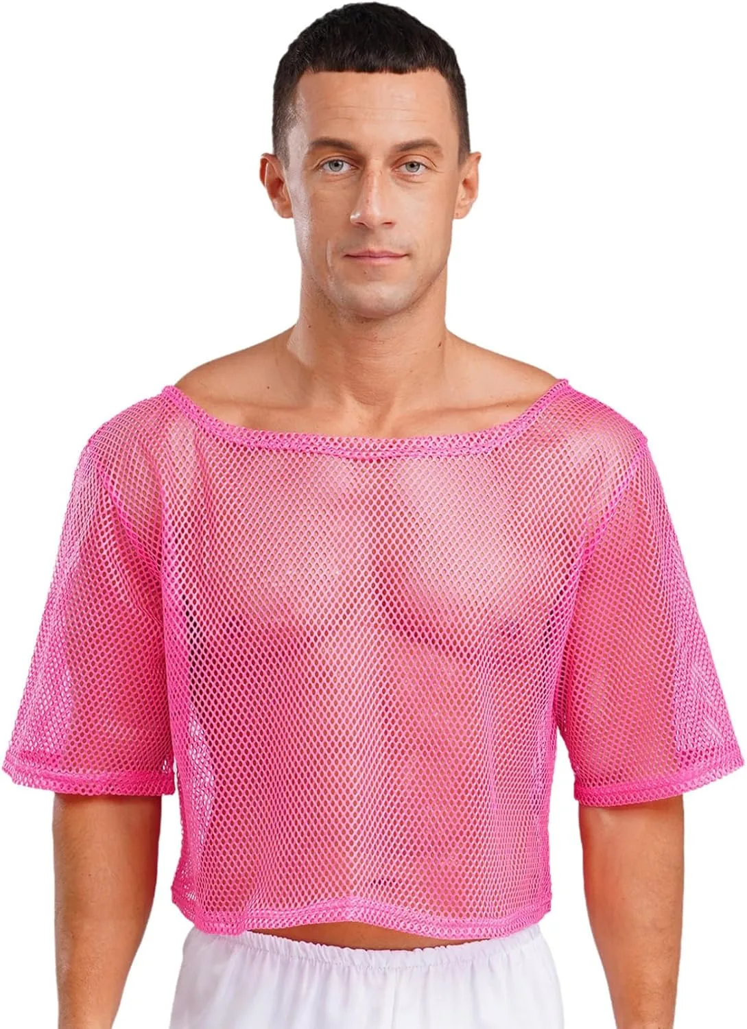 

Мужская футболка с сетчатыми вставками ranrann