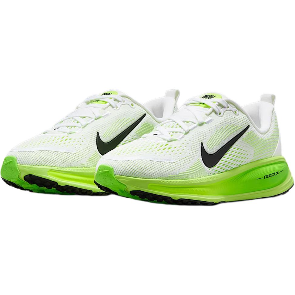Nike Vomero 18 противоскользящие износостойкие низкие детские беговые кроссовки white green — фото 4