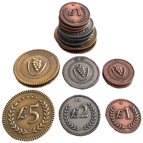 

Настольная игра Viticulture Board Game: Metal Lira Coins Upgrade Pack