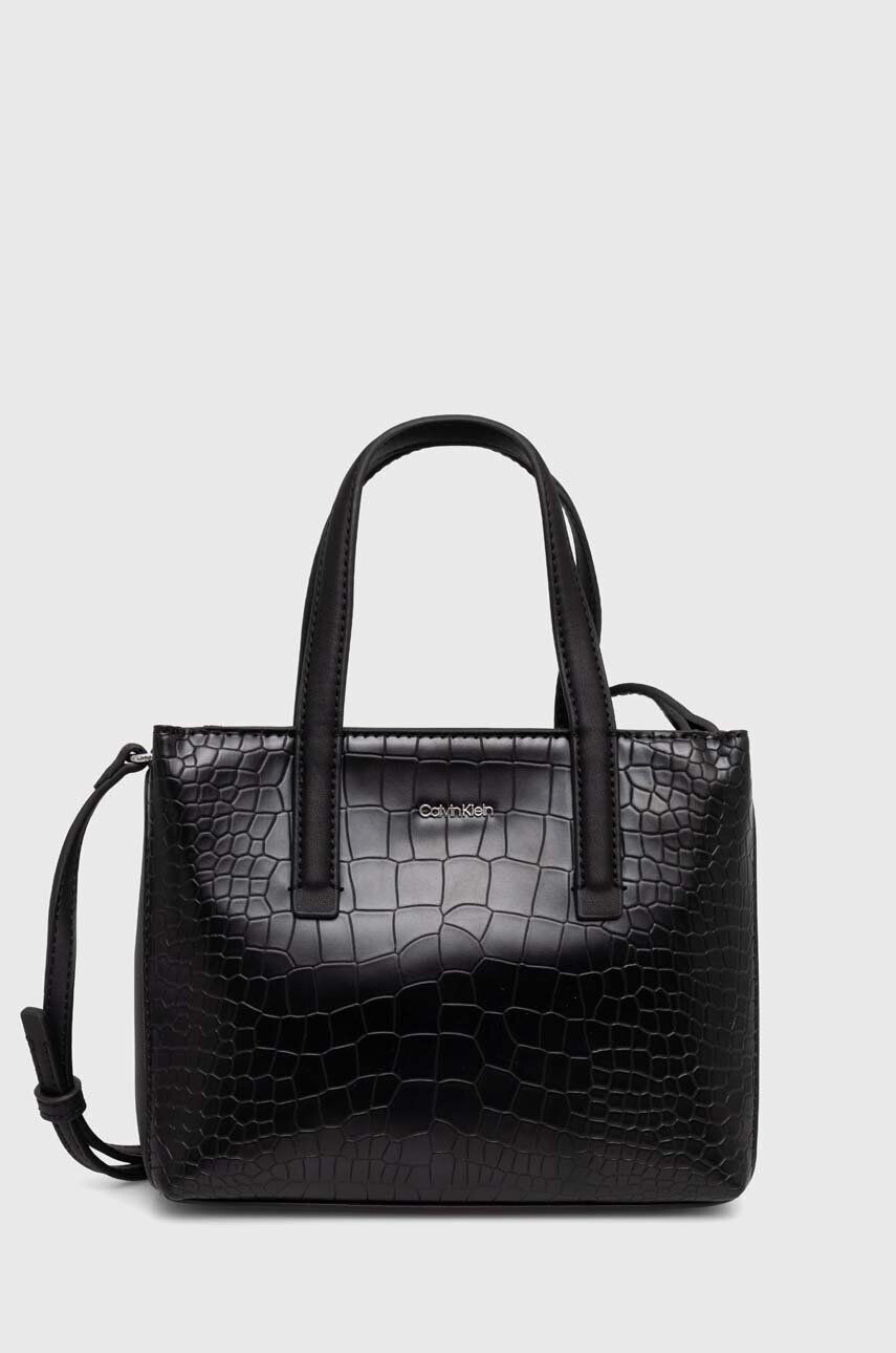 

Сумка тоут женская Calvin Klein из фактурной экокожи, черный