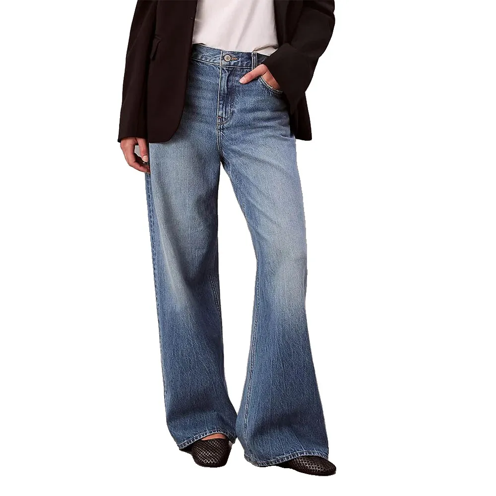 

Джинсы Calvin Klein LV047E728G свободного кроя с низкой посадкой Calvin klein jeans, синий