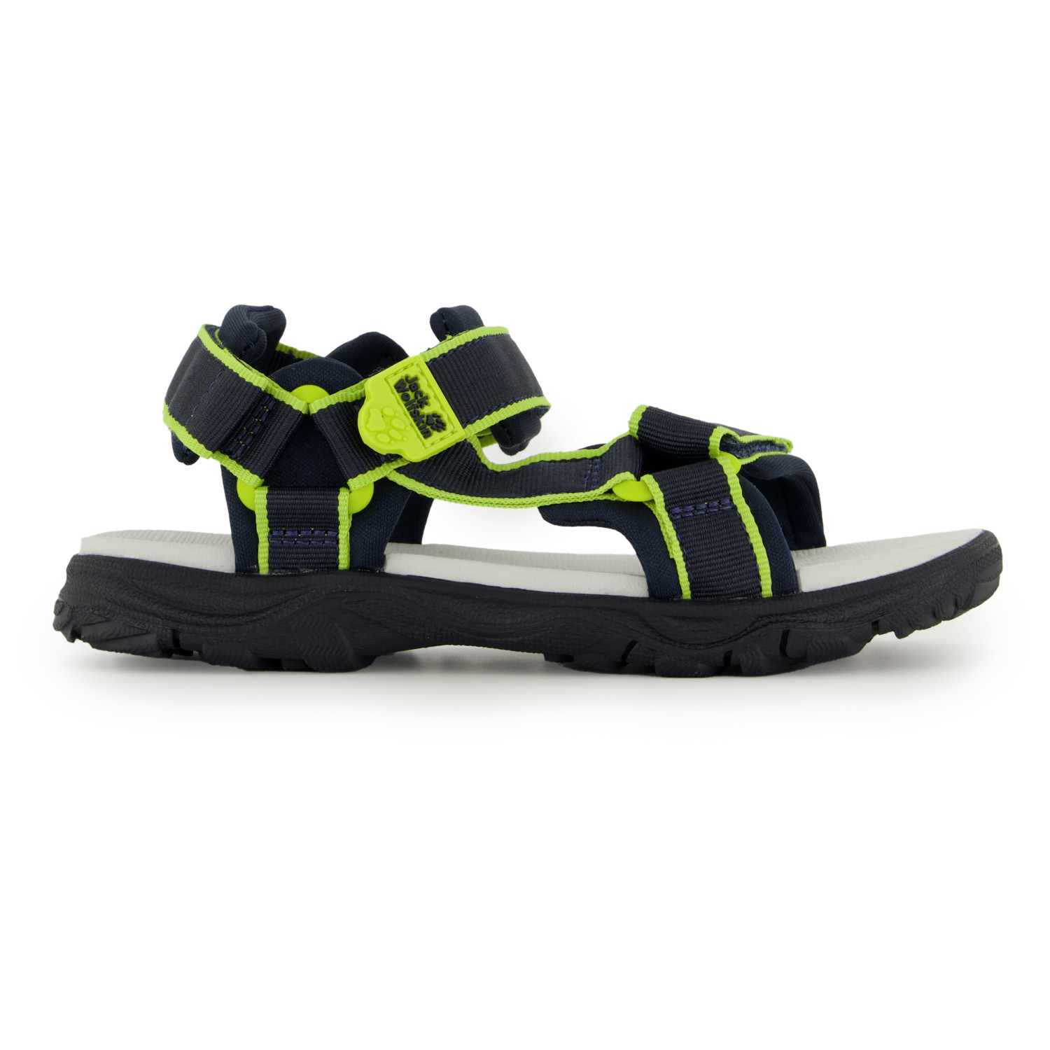 

Сандалии Jack Wolfskin Kid's Seven Seas 3, цвет Blue/Lime