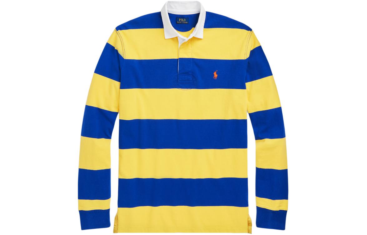 

Полосатая поло Polo Ralph Lauren, хромово-желтый