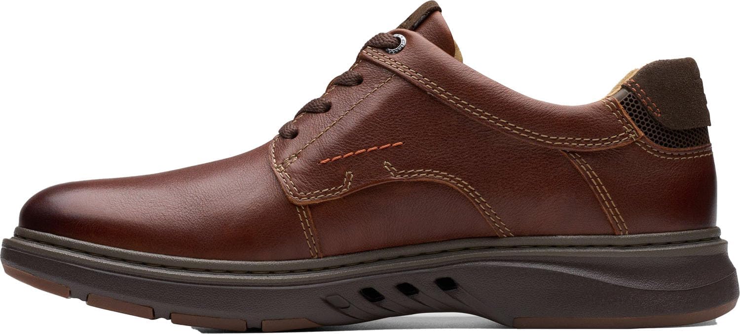 Мужские оксфорды Clarks Un Briley Pace, Tan Leathe — фото 2