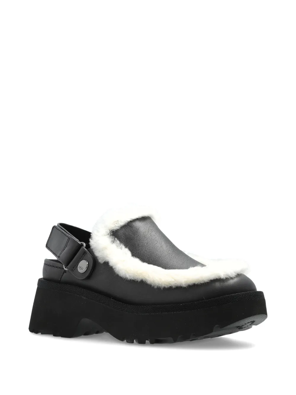 Мюли Esmee с отделкой из меха и каблуком 51 мм Ugg, черный — фото 2