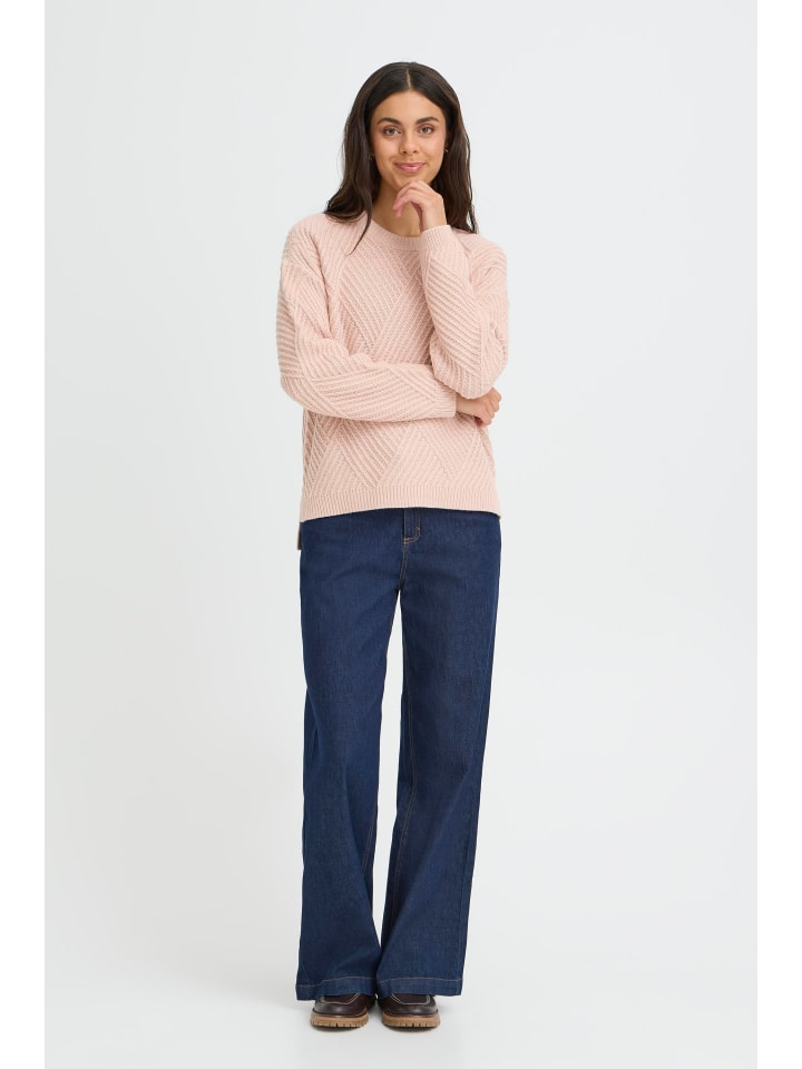 

Fransa Вязаный свитер FRKALIKKA Box Fit, цвет «розовый дымчатый»