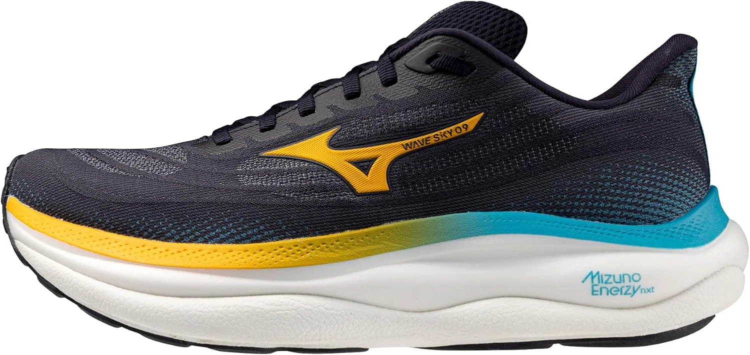 Мужские беговые кроссовки Mizuno Wave Sky 9, Baritone Blue Citrus