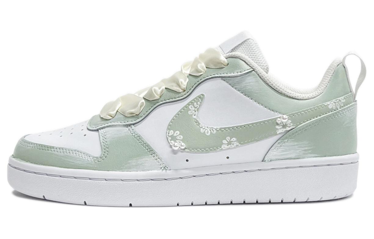 

Кроссовки Nike Court Borough Skateboard Shoes Women's Low-Top White/Green, Зеленый, Кроссовки Nike Court Borough Skateboard Shoes Women's Low-Top White/Green