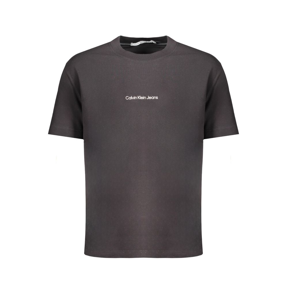 

Черная хлопковая футболка Calvin Klein