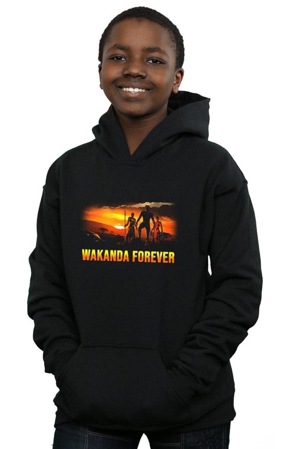 

Толстовка Black Panther Wakanda Forever Marvel, черный