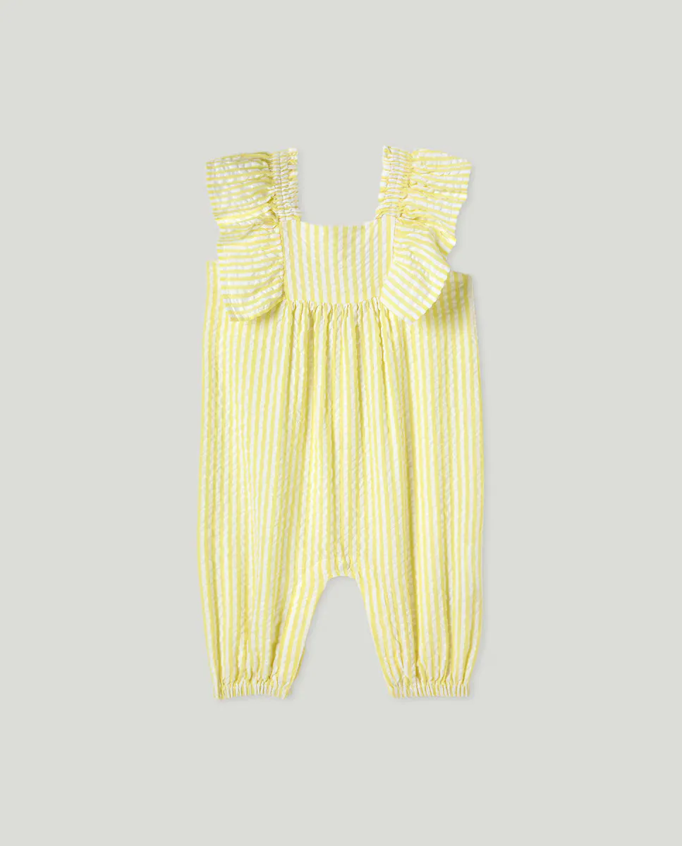 

Комбинезон для девочки с рюшами Baby El Corte Inglés, жёлтый
