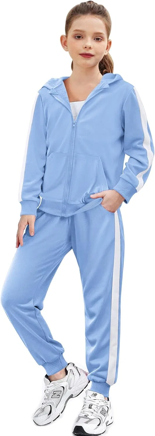 Детский спортивный костюм с молнией Zaclotre, 2 предмета, Light Blue