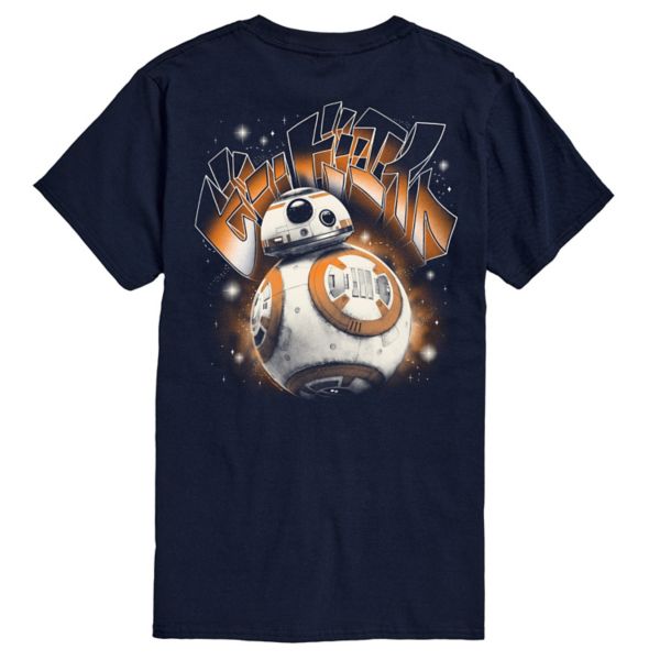 

Мужская футболка с портретом BB-8 Star Wars, синий
