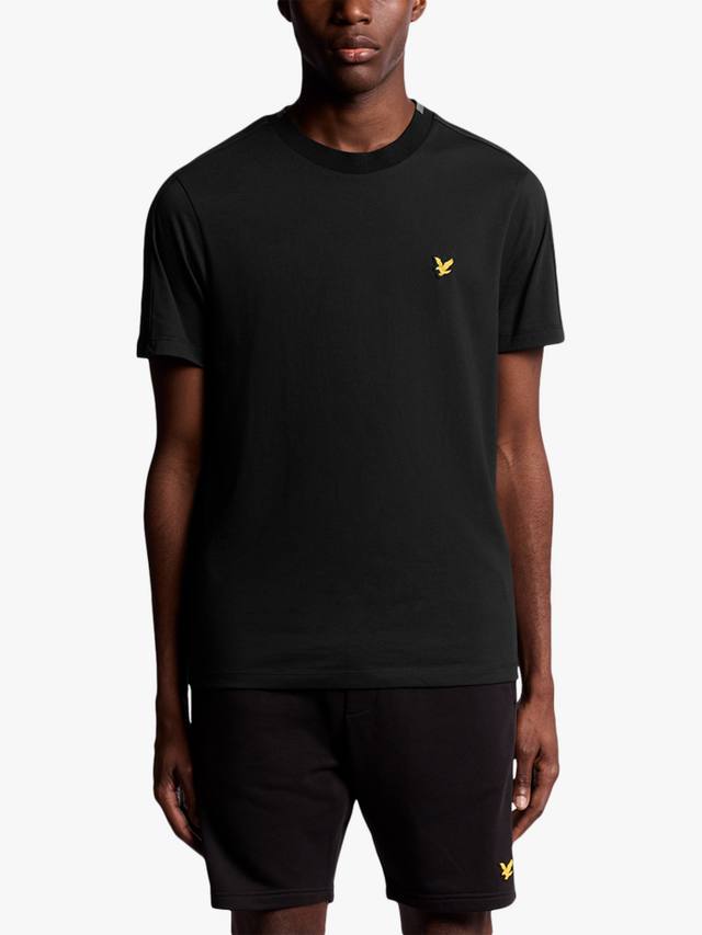 

Футболка из хлопка с добавлением синтетики Lyle & Scott, Z865 Jet Black