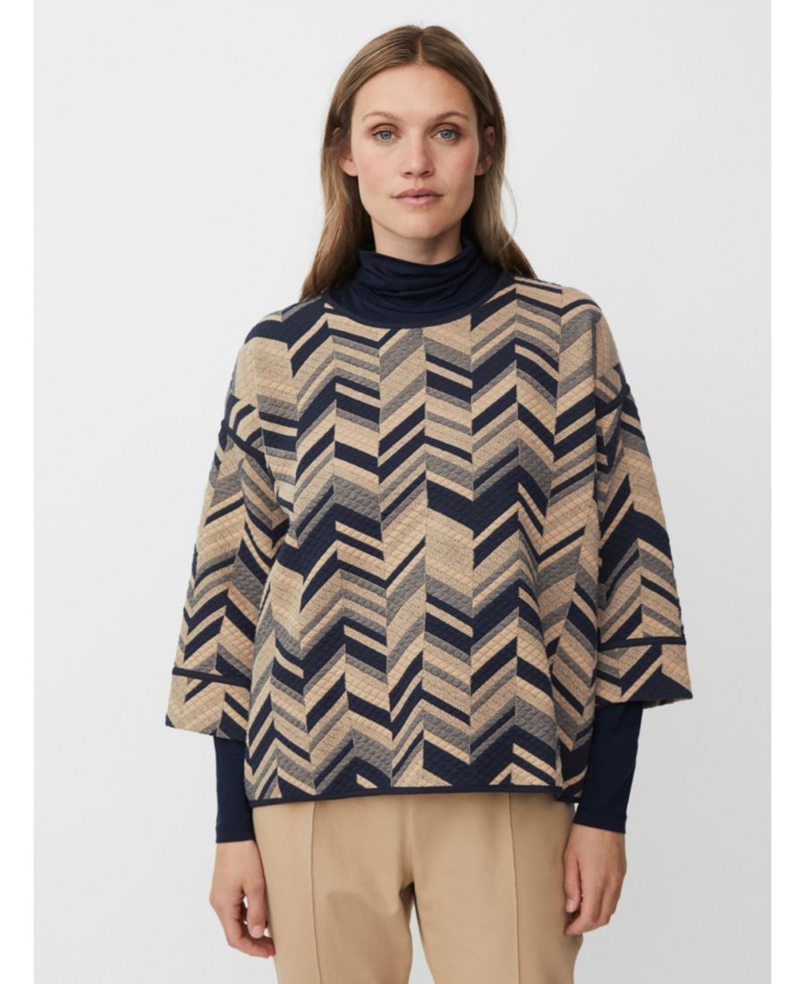 

Женская блузка MaBriella с рукавами 3/4 и круглым вырезом Masai Copenhagen, Travertine