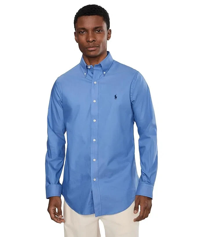 Рубашка классическая Classic Fit Performance Twill Polo Ralph Lauren, Harbor Island Blue