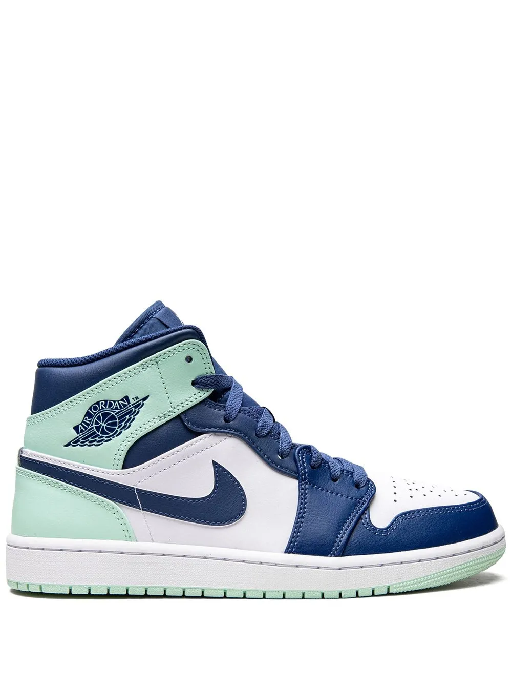 

Кроссовки Air 1 Mid Blue Mint Jordan, синий