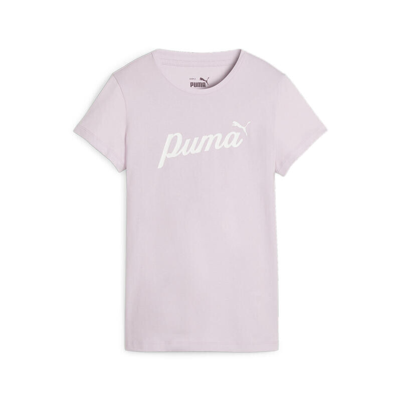 

Женская футболка PUMA ESS+ с надписью