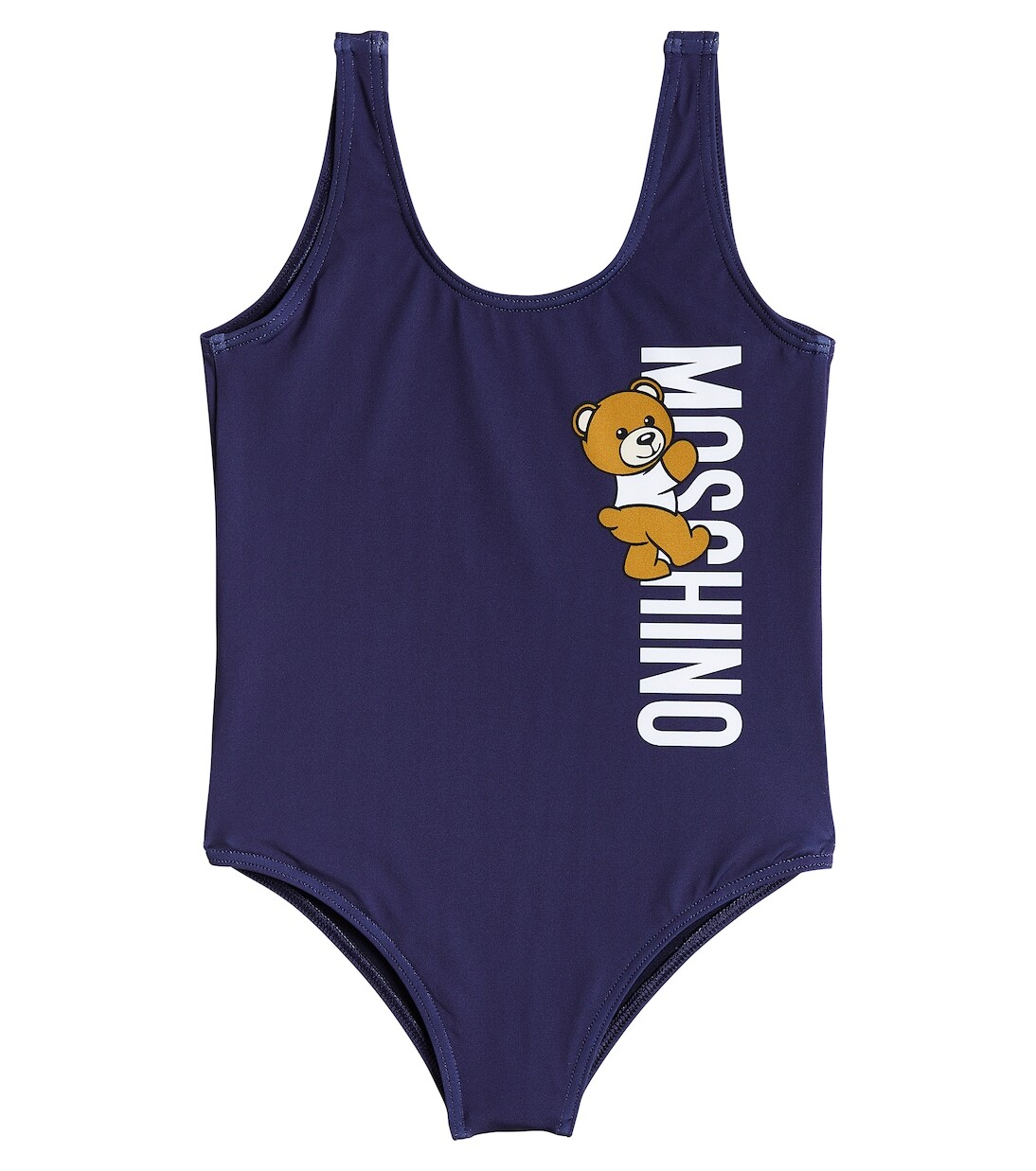 

Купальник с логотипом Moschino, синий