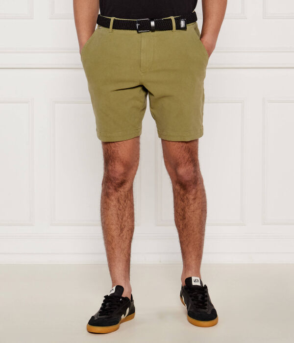 

Шорты h-slice Slim fit Boss, зеленый