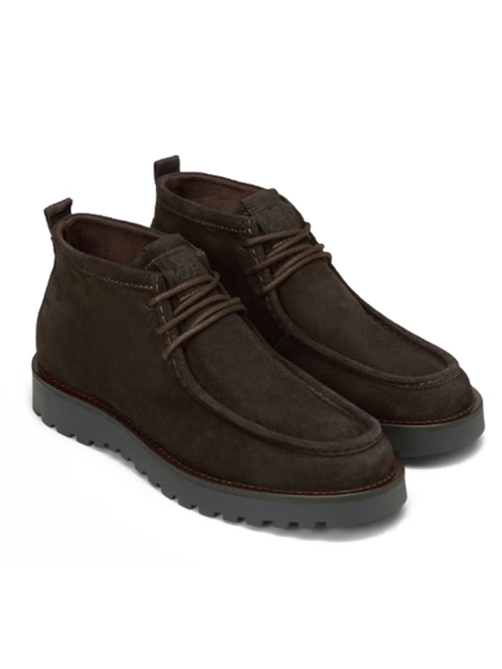 Marc O'Polo Shoes Кожаные ботинки на шнуровке "Джек" коричневого цвета — фото 2