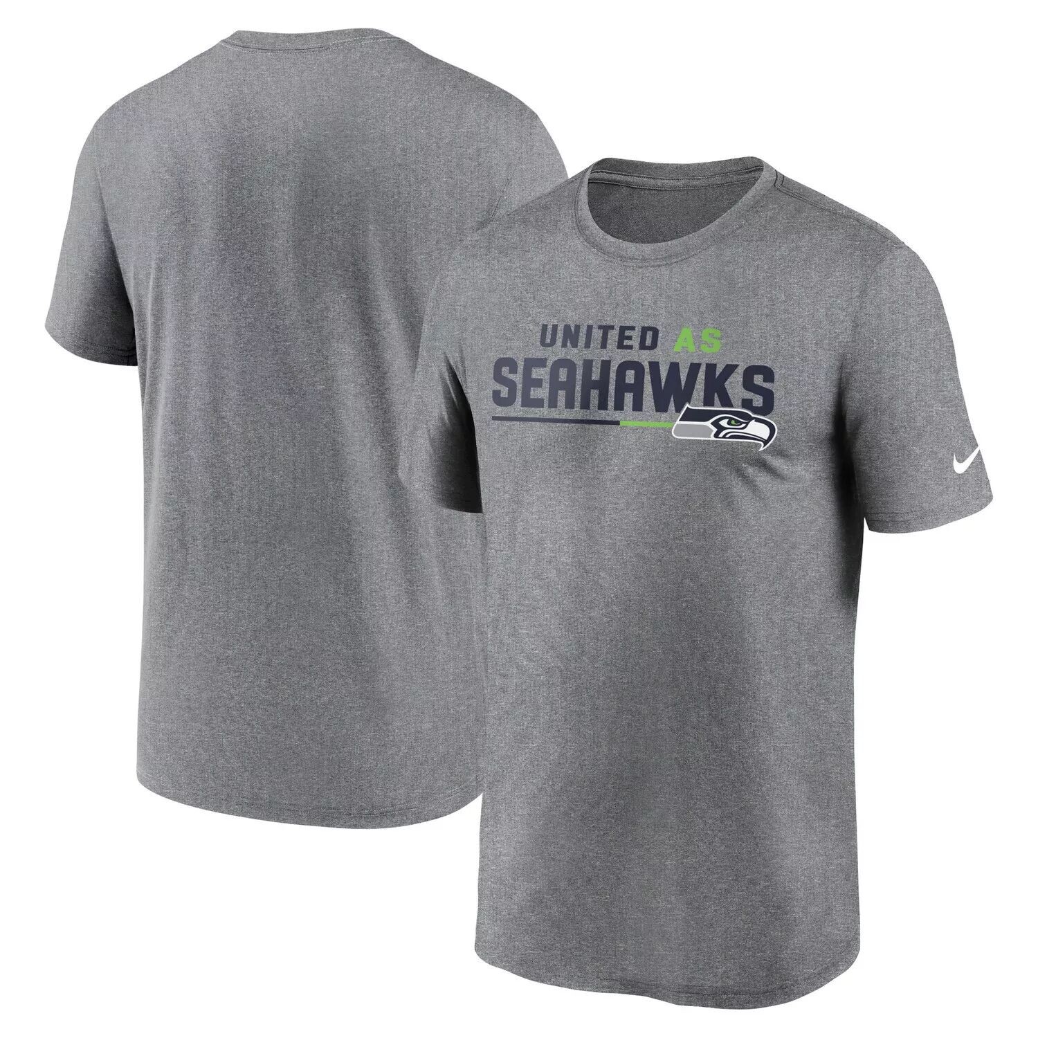 

Мужская футболка Heather Grey Seattle Seahawks Legend Team Shoutout Performance Nike