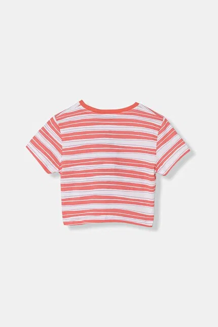 Футболка с узлом United Colors of Benetton, розовый — фото 2