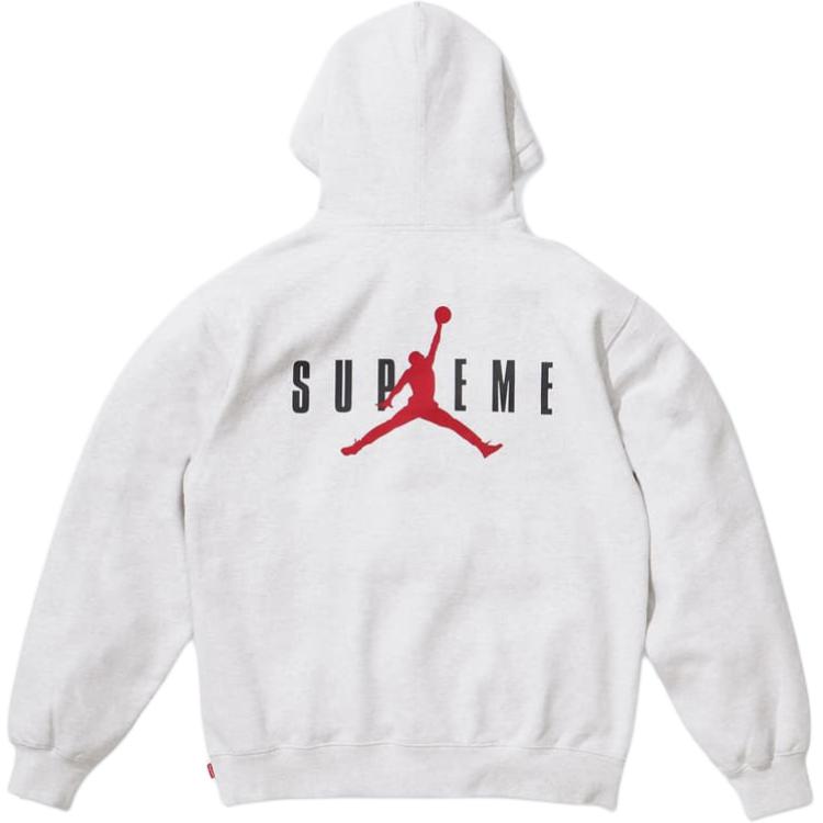 Куртка и брюки Jordan Tracksuit FW24 Supreme, светло-серый/пепельно-серый — фото 2