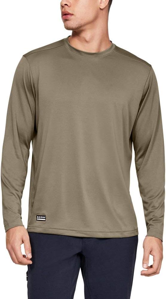 

Under Armour мужская футболка Tactical Tech с длинным рукавом, Federal Tan, Бежевый, Under Armour мужская футболка Tactical Tech с длинным рукавом, Federal Tan