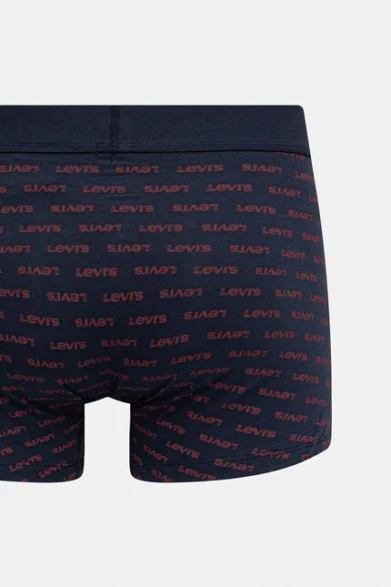 Боксеры из хлопка с эластаном 2 шт Levi's, синий — фото 4