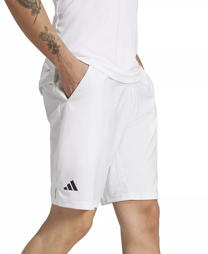 Мужские шорты Club Tennis Climacool Three-Stripes 7" adidas, белый — фото 3