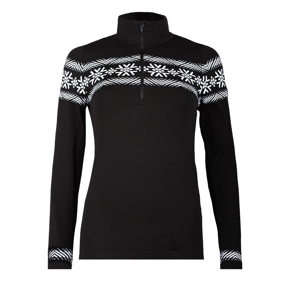 

Свитер Newland Col des Mines с застежкой-молнией до середины груди (женский), Black/White