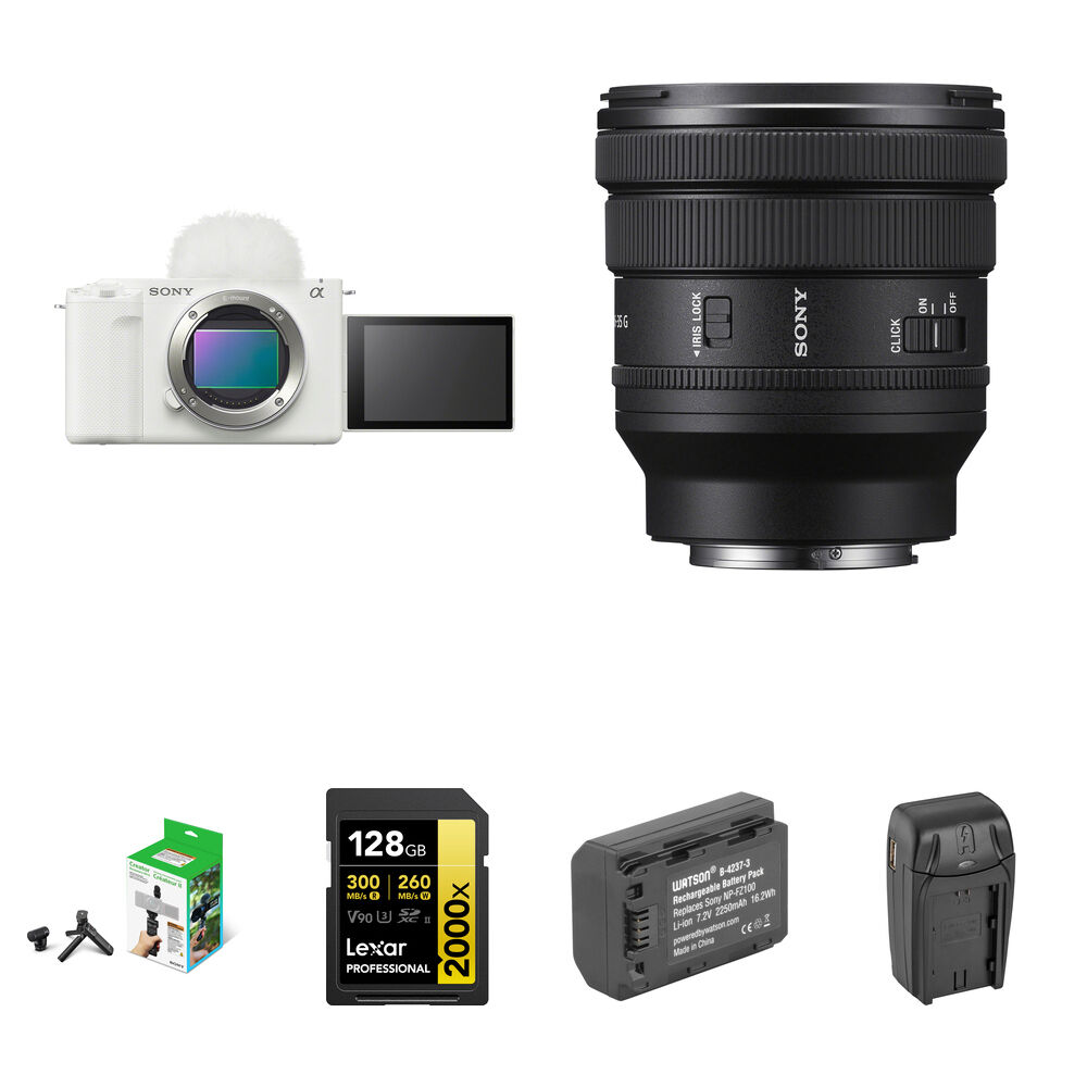 

Беззеркальная камера Sony ZV-E1 Mirrorless Camera with 16-35mm f/4 Lens and Content