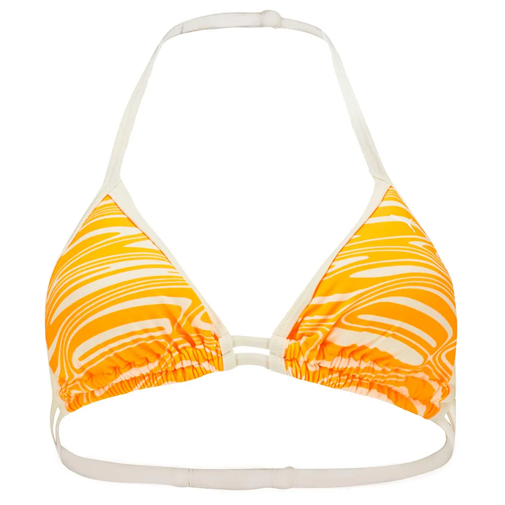 

Топ бикини Puma Printed Triangle, оранжевый