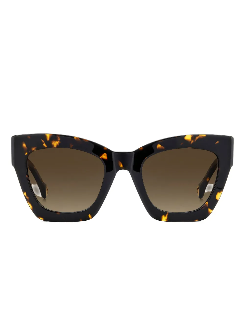 

Очки-«кошачий глаз» с пятнистым эффектом Carolina Herrera, черный