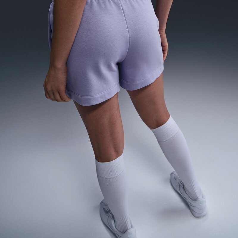 Shorts w nsw club flc ft mr 4" gx sht Nike, сиреневый — фото 4