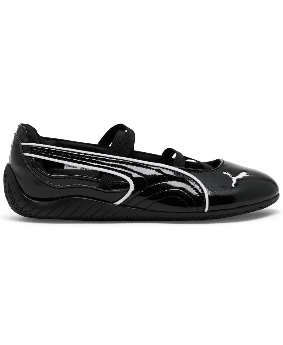 Повседневные балетные туфли Speedcat Ballet Glossy Mary Jane для девочек от Finish Line Puma, черный — фото 3